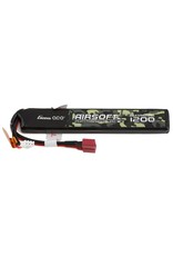 GENS ACE GEA12002S25D 2S LIPO 7.4V 1200MAH 25C BATTERY: DEANS (AIRSOFT)