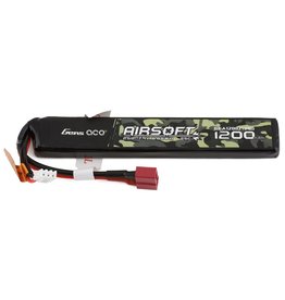 GENS ACE GEA12002S25D 2S LIPO 7.4V 1200MAH 25C BATTERY: DEANS (AIRSOFT)