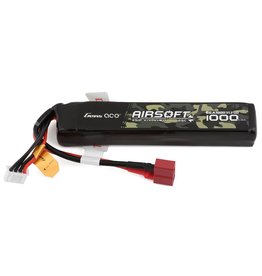 GENS ACE GEA10003S25D 3S LIPO 11.1V 1000MAH 25C BATTERY: DEANS (AIRSOFT)