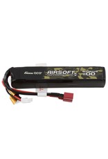 GENS ACE GEA11003S25D 3S LIPO 11.1V 1100MAH 25C BATTERY: DEANS (AIRSOFT)