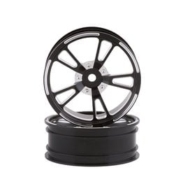 SSD RC SSD00450 V SPOKE FRONT DRAG WHEEL 2.2 BLACK