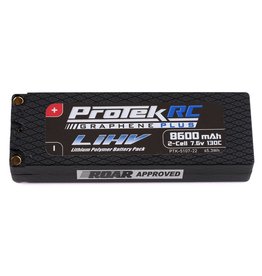 PROTEK RC PTK-5107-22 2S LIPO 7.6V 8600MAH 130C GRAPHENE LIHV HARDCASE BATTERY: 5MM