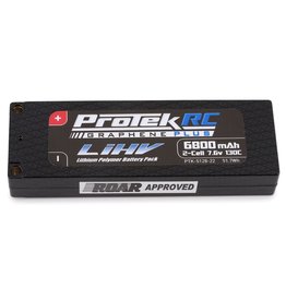 PROTEK RC PTK-5128-22 2S LIPO 7.6V 6800MAH 130C GRAPHENE LIHV HARDCASE BATTERY: 5MM