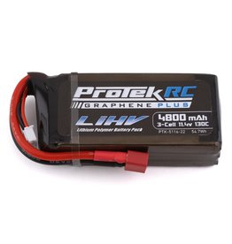PROTEK RC PTK-5116-22 3S LIPO 11.4V 4800MAH 130C GRAPHENE LIHV BATTERY: DEANS