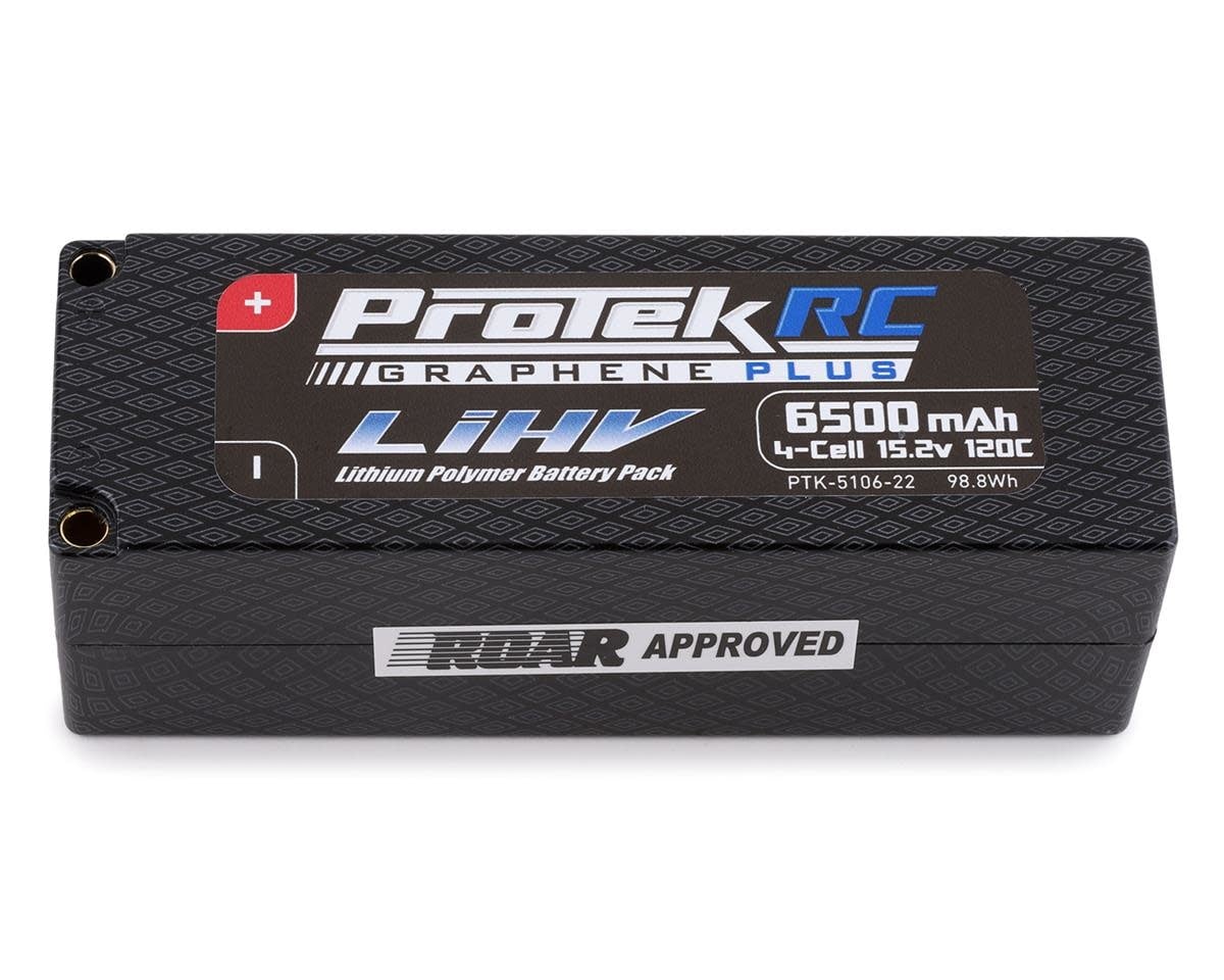 PTK-5106-22 4S LIPO 15.2V 6500MAH 120C GRAPHENE LIHV HARDCASE BATTERY: 5MM