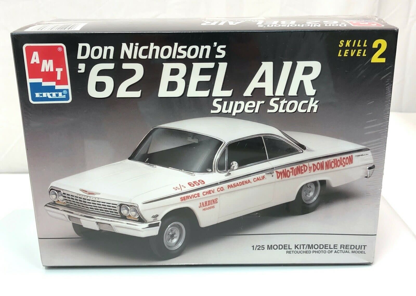 AMT1283 1/25 CHEVY BEL AIR SUPER STOCK PLASTIC MODEL KIT