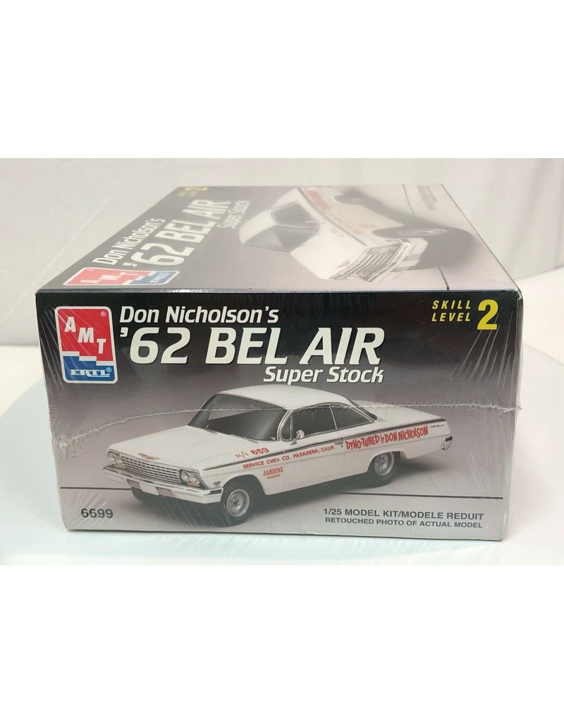 AMT AMT1283 1/25 CHEVY BEL AIR SUPER STOCK PLASTIC MODEL KIT