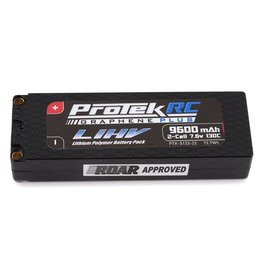PROTEK RC PTK-5133-22 2S LIPO 7.6V 9600MAH 130C GRAPHENE LIHV HARDCASE BATTERY: 5MM