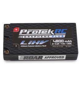 PROTEK RC PTK-5117-22 2S LIPO 7.6V 4800MAH 130C GRAPHENE LIHV SHORTY BATTERY: 5MM