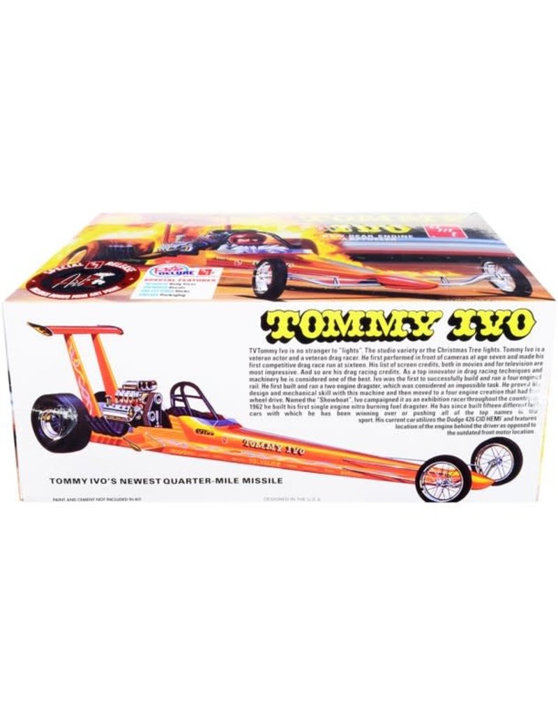 AMT AMT1253 1/25 TOMMY IVO REAR ENGINE DRAGSTER  PLASTIC MODEL KIT