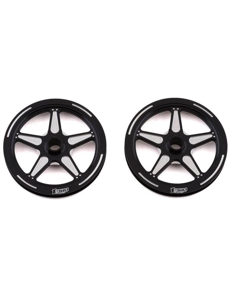 DRAG RACE CONCEPTS DRC-2002 5 SPOKE ALUMINUM FRONT WHEELS (2)