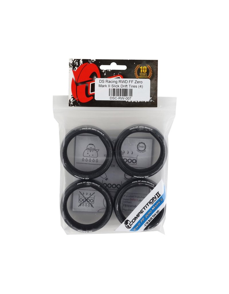 DS RACING DSC-RW-007 RWD FF ZERO MARK II SLICK DRIFT TIRES (4)