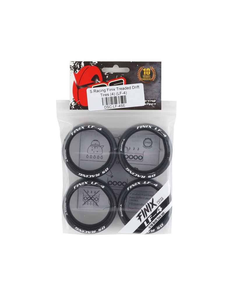 DS RACING DSC-LF-4SE FINIX THREADED DRIFT TIRES LF-4 (4)