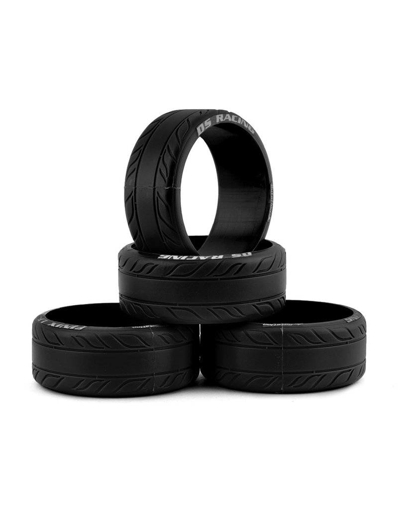 DS RACING DSC-HF-4SE FINIX FRICTION HF THREADED DRIFT TIRES (4)