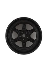 DS RACING DSC-DE-206 ELEMENT 6 SPOKE DRIFT WHEELS TRIPLE BLACK W/SILVER RIVETS (2)