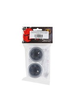 DS RACING DSC-DE-014 ELEMENT 5 SPOKE DRIFT WHEELS BLACK FACE CHROME LIP W/BLACK RIVETS (2)