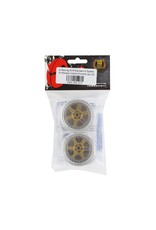 DS RACING DSC-DE-217 ELEMENT 6 SPOKE DRIFT WHEELS GOLD CHROME LIP (2)