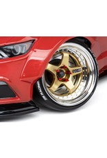 DS RACING DSC-DEN-3RA  ELEMENT SCALE BULLET LUG NUTS RED 24