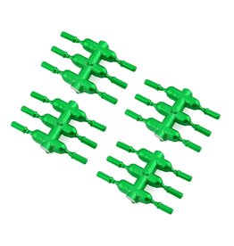 DS RACING DSC-DEN-2GA ELEMENT SCALE LUG NUTS GREEN LONG (24)