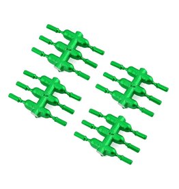 DS RACING DSC-DEN-2GA ELEMENT SCALE LUG NUTS GREEN 24 LONG