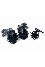TREAL TRLX0023GXI3L ALUMINUM INNER FRONT PORTAL DRIVE HOUSING TRX4: BLACK (2)