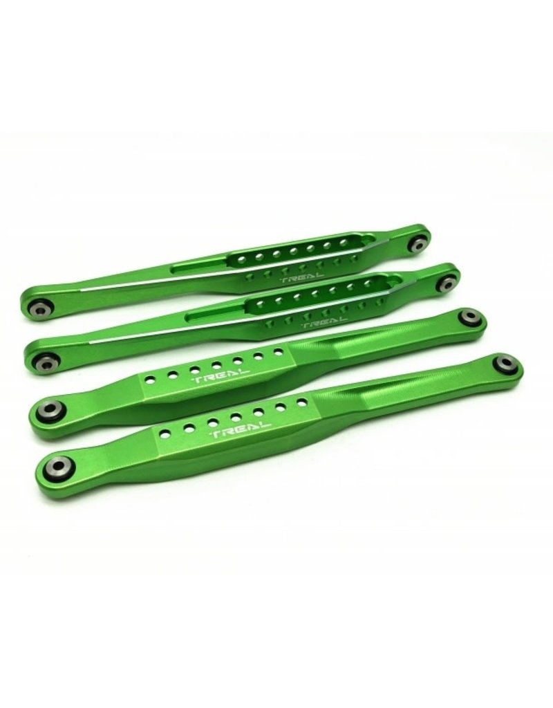 TREAL TRLX002V0W4RP LOWER TRAILING ARM LINK SET LMT: GREEN (4)