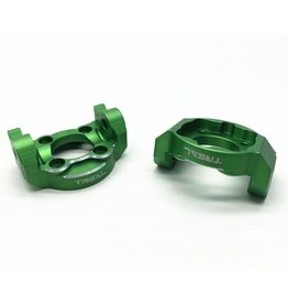 TREAL TRLX002X1P46P FRONT C HUBS SPINDLE CARRIER SET 5 DEGREE LMT GREEN