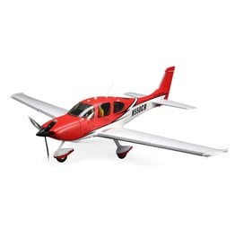 E-FLITE EFL15950 CIRRUS SR22T RED 1.5M BNF BASIC