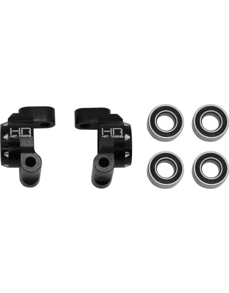 HOT RACING HRAMTT2201 ALUMINUM HUB SET REAR FOR LOSI MINI-T 2.0