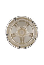 DS RACING DSC-DE-016 ELEMENT 5 SPOKE LIGHT GOLD CHROME LIP W/GOLD RIVETS