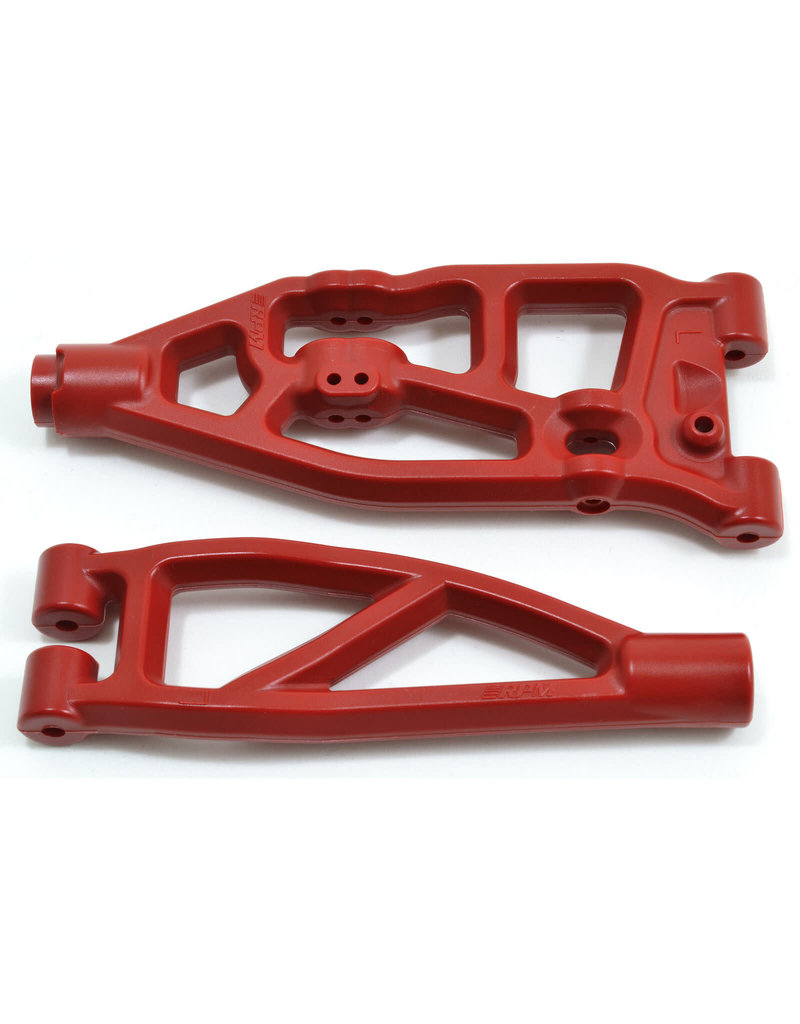 RPM RC PRODUCTS RPM81579 FRONT LEFT UPPER AND LOWER A ARMS FOR KRATON NOTOROUS OUTCAST TALION RED