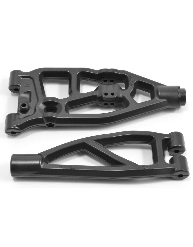 RPM RC PRODUCTS RPM81602 FRONT RIGHT UPPER AND LOWER A ARMS FOR KRATON NOTORIOUS OUTCAST TALION BLACK