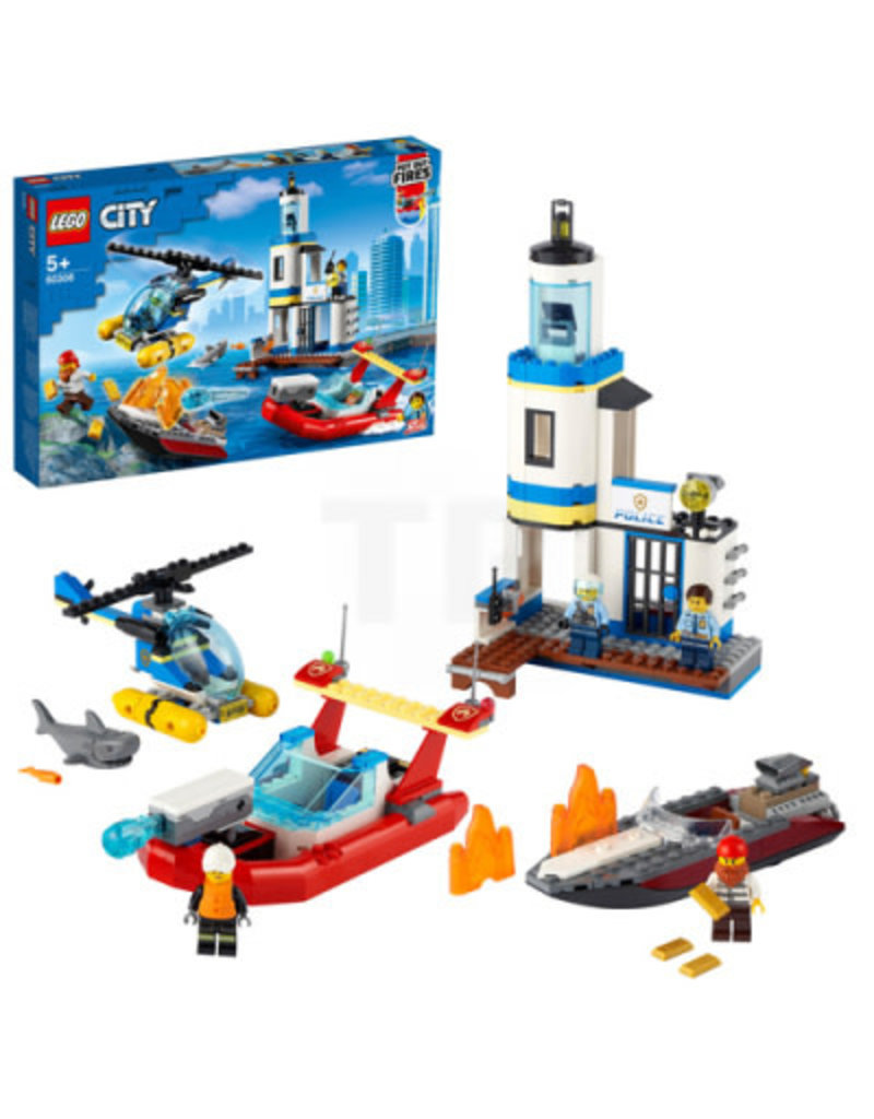 LEGO LEGO 60308 CITY SEASIDE POLICE AND FIRE MISSION