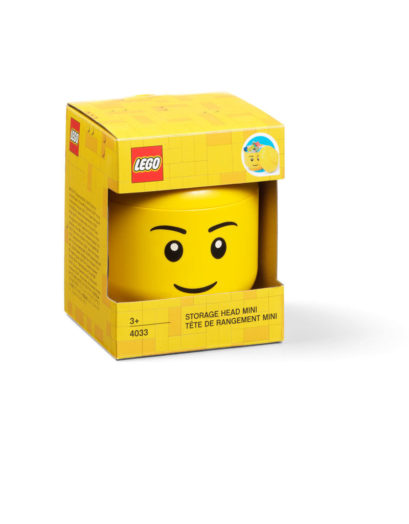 LEGO LEGO 40311724 STORAGE HEAD (SMALL) - BOY YELLOW
