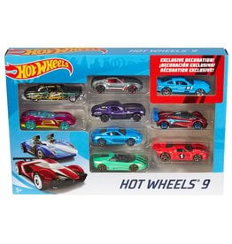 HOT WHEELS MTL X6999 HOT WHEELS GIFT PACK (9) (STYLES MAY VARY)