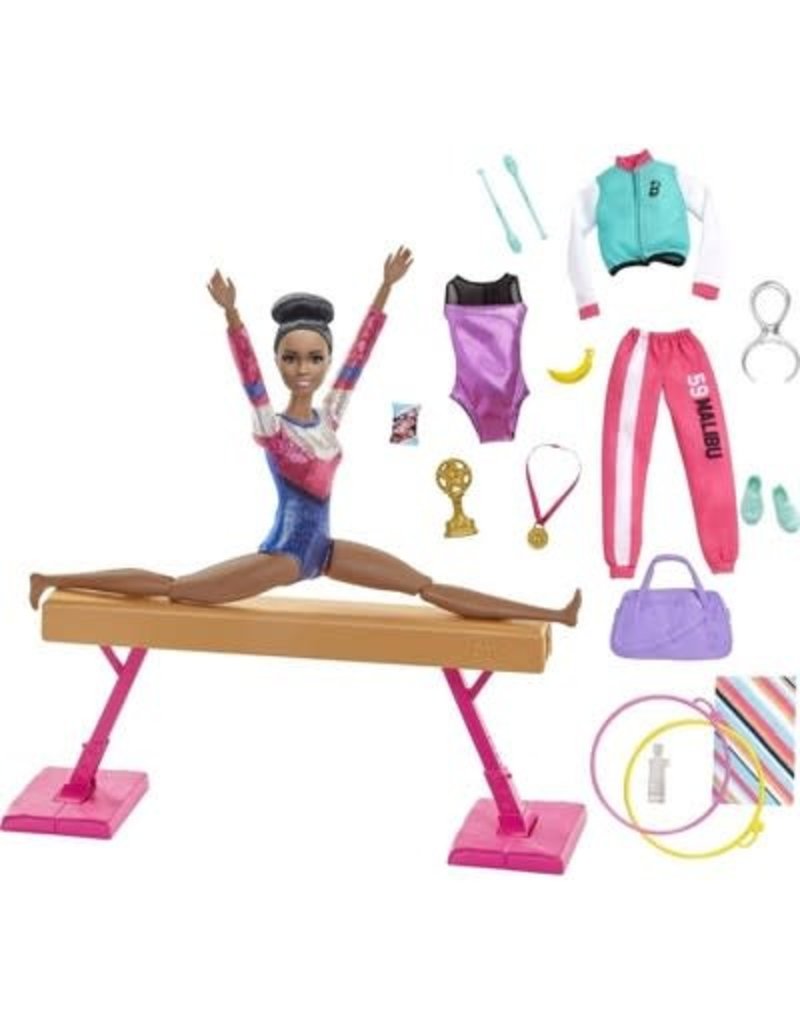 BARBIE MTL HGD59 BARBIE YOU CAN BE ANYTHING GYMNASTICS PLAYSET AA