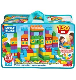 MEGA BLOKS FP FVJ49 MEGABLOCKS FIRST BUILDERS LETS GET LEARNING CONSTRUCTION SET