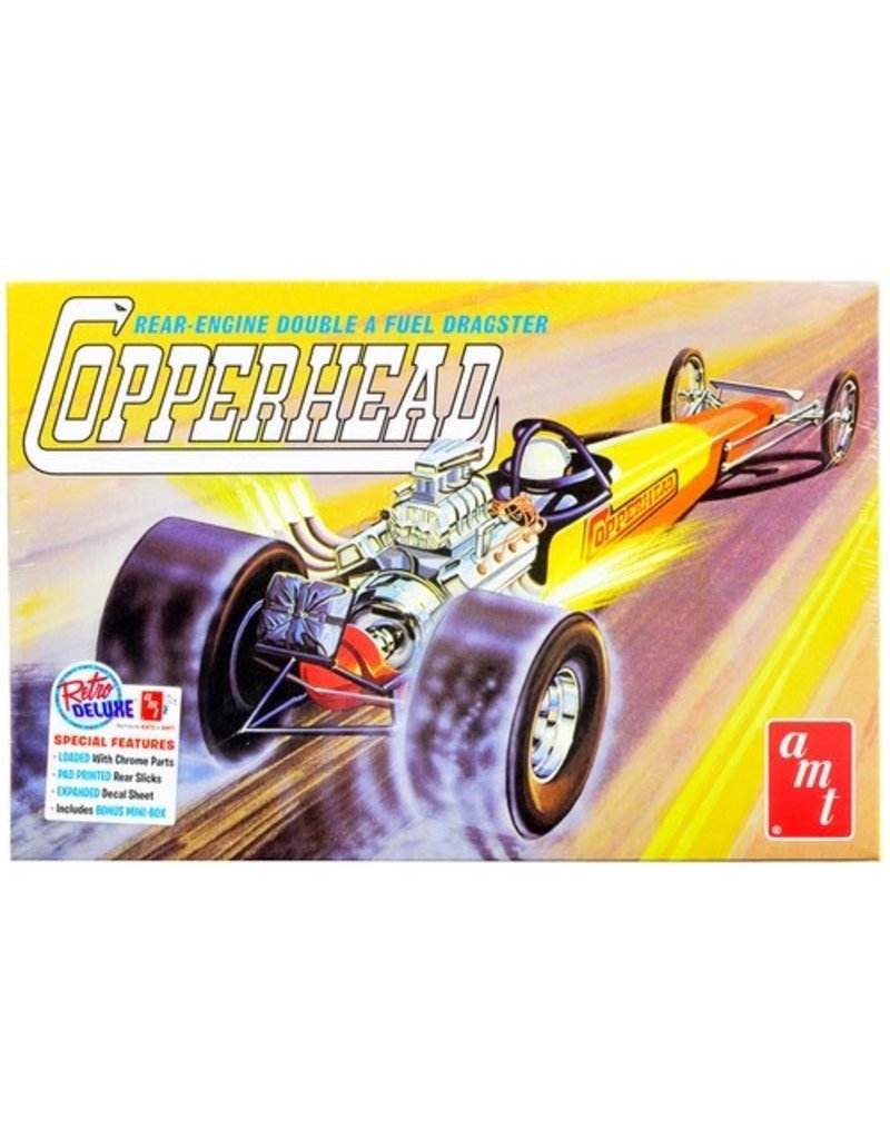 AMT AMT1282 1/25 COPPERHEAD REAR ENGINE DRAGSTER PLASTIC MODEL KIT