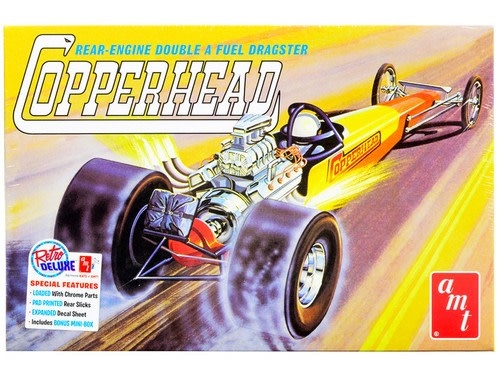 AMT1282 1/25 COPPERHEAD REAR ENGINE DRAGSTER PLASTIC MODEL KIT