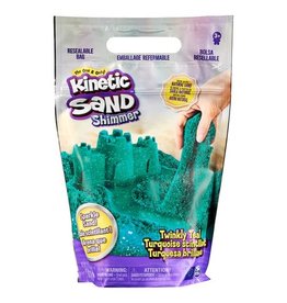 KINETIC SAND SPNM6060801 KINETIC SAND SHIMMER TWINKLY TEAL: 2LB BAG