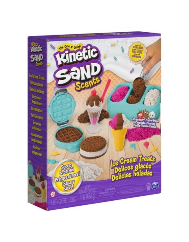 KINETIC SAND SPNM6059742 KINETIC SAND SCENTS ICE CREAM TREATS PLAYSET