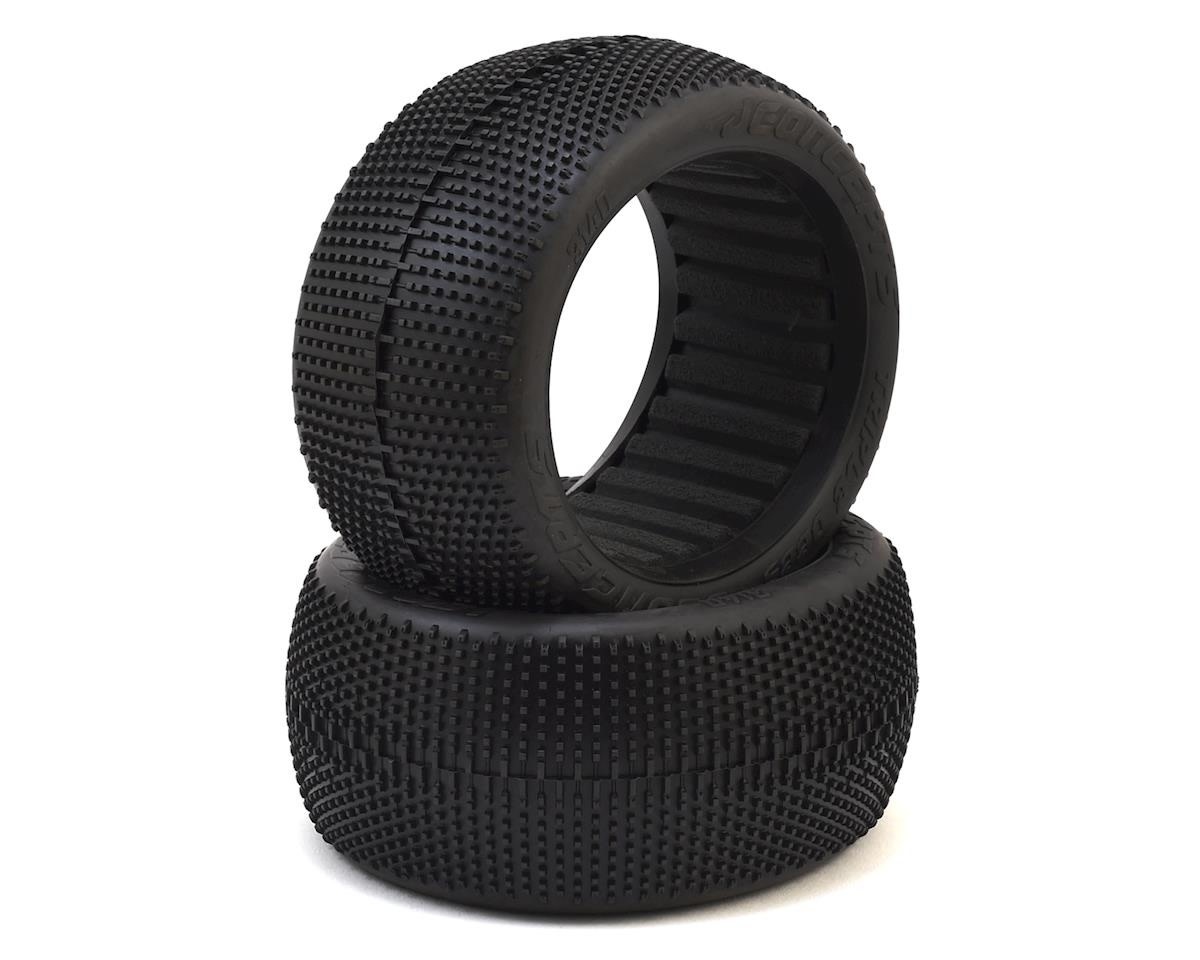 JCO3140-02 TRIPLE DEES 4.0 1/8 TRUCK TIRES GREEN SUPER SOFT COMPOUND