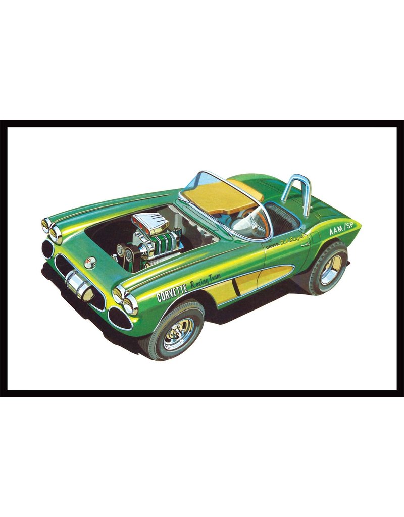 AMT AMT1318 1/25 1962 CHEVY CORVETTE PLASTIC MODEL KIT