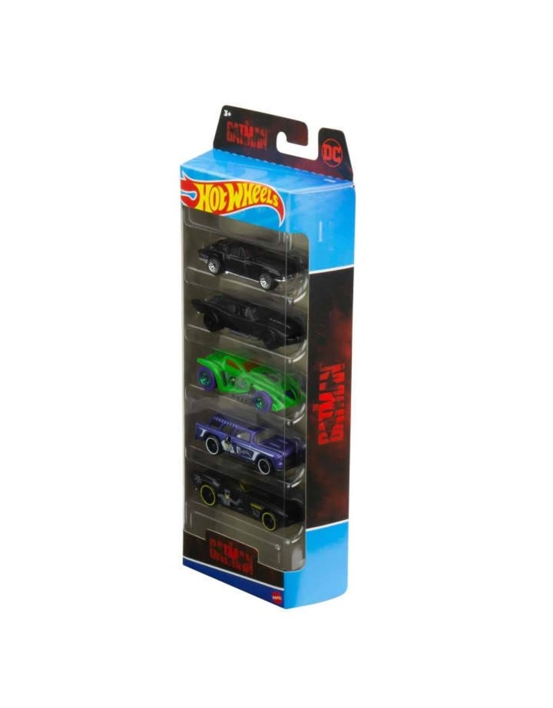 HOT WHEELS MTL HGN22 HOTWHEELS BATMAN 5 PACK