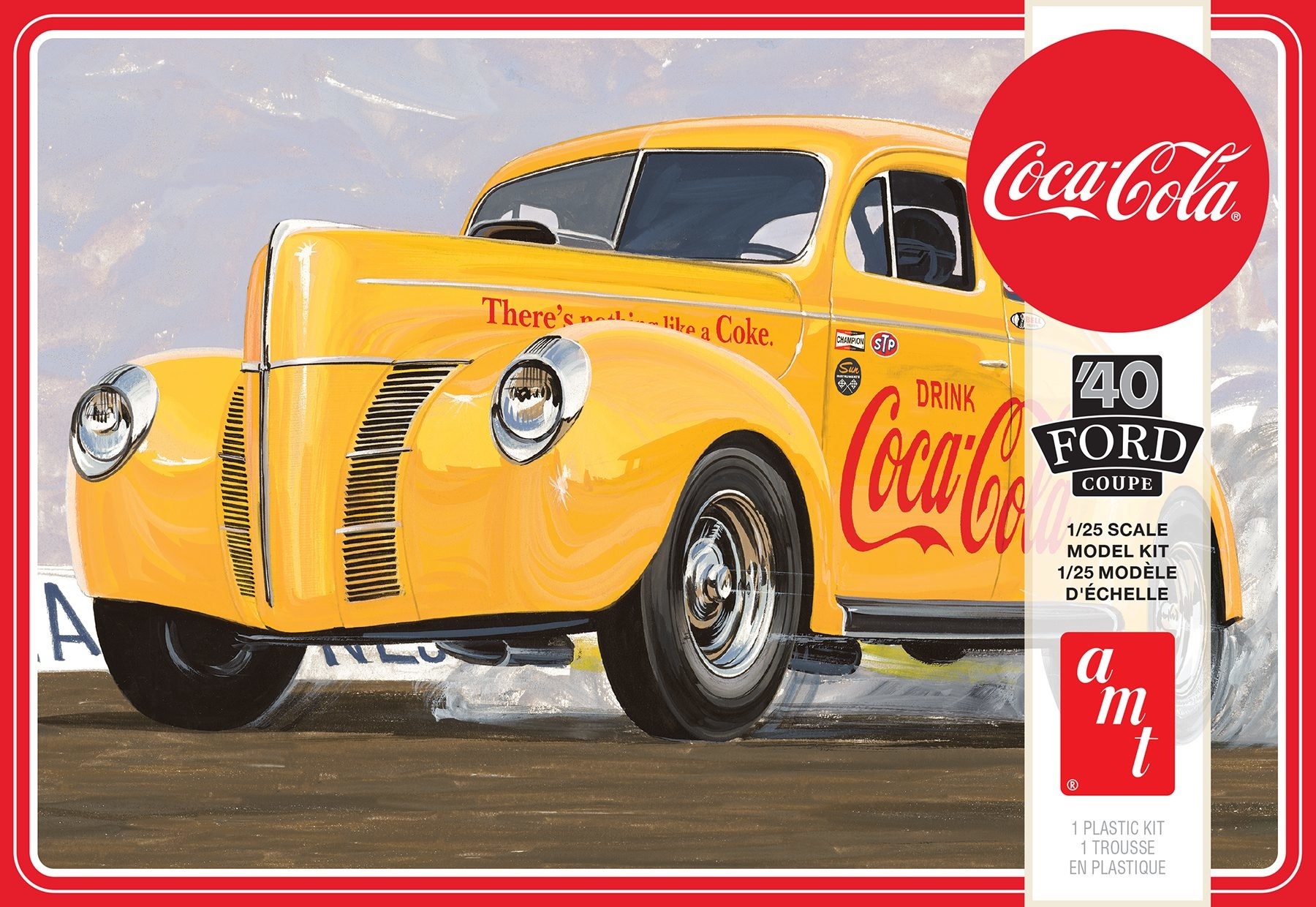 AMT1346M 1/25 1940 FORD COUPE COCA-COLA PLASTIC MODEL KIT