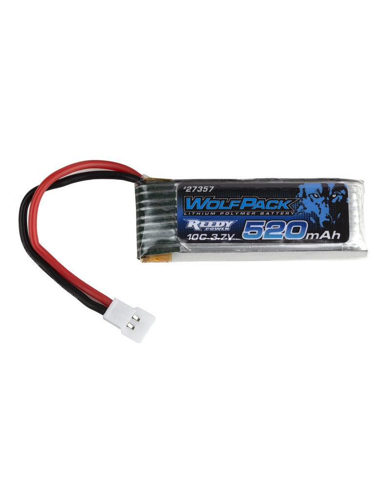 TEAM ASSOCIATED ASC27357 WOLFPACK 520MAH 3.7V 10C LIPO BATTERY, FOR ENDURO24
