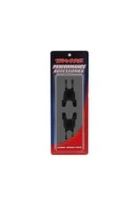 TRAXXAS TRA9552A CARRIERS, STUB AXLE 6061-T6 DARK TITANIUM LEFT AND RIGHT