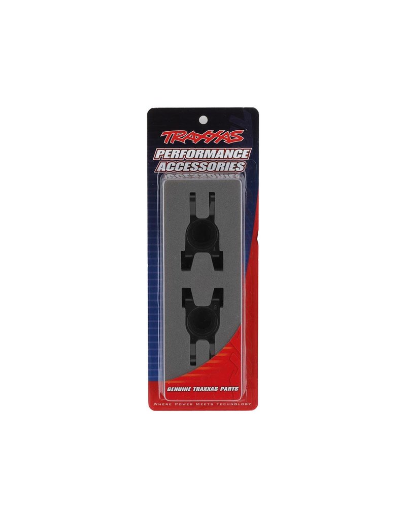 TRAXXAS TRA9552A CARRIERS, STUB AXLE 6061-T6 DARK TITANIUM LEFT AND RIGHT