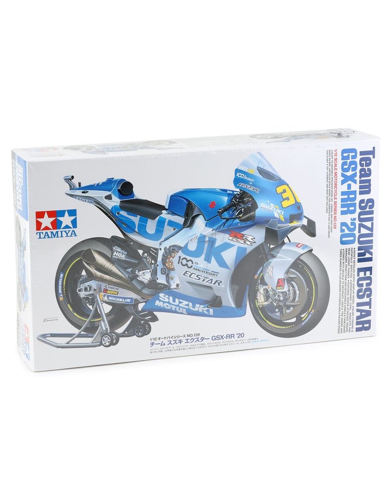 TAMIYA TAM14139 1/12 TEAM SUZUKI ECSTAR GSX-RR PLASTIC MODEL KIT