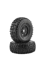JCONCEPTS JCO4011-30951 LANDMINES TIRES W/TREMOR WHEELS (BLACK) (2) W/17MM HEX (YELLOW): MOJAVE 6S